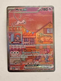 Mew EX #053 - Scarlet & Violet Black Star Promo Holo Pokemon Card *Crease* - Image 1