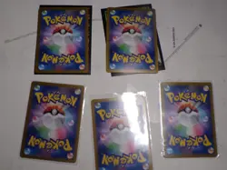 Lot of 5 Pokemon Japaneese Holo/Pokeball Holo Cards - Image 2