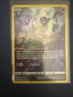 Pokemon Mew GG10/GG70 Crown Zenith Galarian Gallery Ultra Rare Holo Card English - Image 1