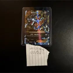 Pokemon Mega M Charizard EX TCG Secret Ultra Rare Holo Card XY Flashfire 108/106 - Image 1