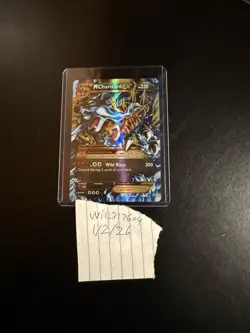 Pokemon Mega M Charizard EX TCG Secret Ultra Rare Holo Card XY Flashfire 108/106 - Image 3