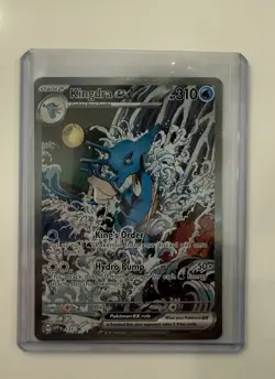 Kingdra EX 131 Pokemon TCG Scarlet & Violet Black Star Promo Holo Card - Image 1