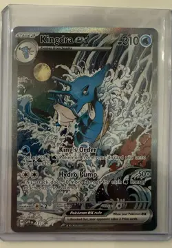 Kingdra EX 131 Pokemon TCG Scarlet & Violet Black Star Promo Holo Card - Image 4