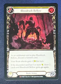 FAB WTR007 Bloodrush Bellow Brute Action Majestic Flesh and Blood TCG - Image 1