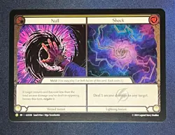 FAB LGS336 Null Shock COLD FOIL Elemental Promo Card Flesh & Blood TCG - Image 1
