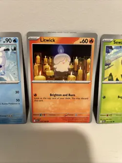 Pokemon Cards Lot Of 5 Miscut Error Cards From White Flare - Image 4