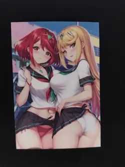 Mythra Pyra- Goddess Story - Doujin - Sexy Waifu Trading Card - Image 1