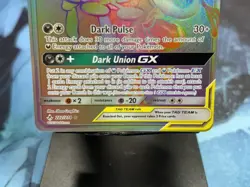 Pokemon TCG - Greninja & Zoroark GX Holo Card 222/214 Secret Sm-Unbroken Bonds - Image 4
