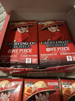 Carrying On His Will Booster Pack One Piece Trading Card [ LOT OF 6] - Image 3