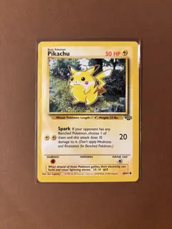 Pikachu Jungle 60/64 Pokemon WOTC Card Unlimited Non Holo Vintage Common - Image 1