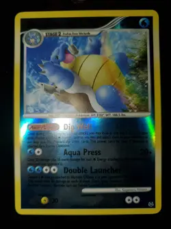 Blastoise 2/127 Reverse Holo Rare Pokemon TCG DP Platinum Card Near Mint NM - Image 3