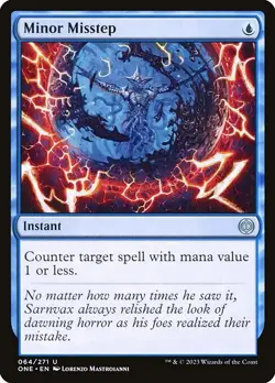 Minor Misstep x1 FOIL Phyrexia: All Will Be One NM MTG - Image 1