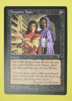 MTG - Vampiric Tutor - Visions - LP - Image 1