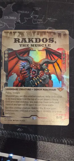 MtG Rakdos, the Muscle (Showcase) Foil - Image 1