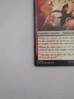 MTG Avatar TLA U 0229 Jet, Freedom Fighter - Image 4