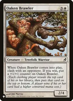 1x Oaken Brawler NM Eng MTG - The List - Image 1
