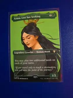 Azusa, Lost but Seeking (Borderless) Commander Masters Regular - Image 1