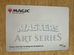 1x Art Series (56/81) - Azusa, Lost but Seeking MTG Commander Masters NM Magic R - Image 2