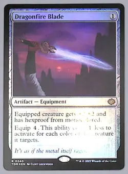 Dragonfire Blade - Foil - 240 - Tarkir: Dragonstorm (TDM) MTG - Image 1