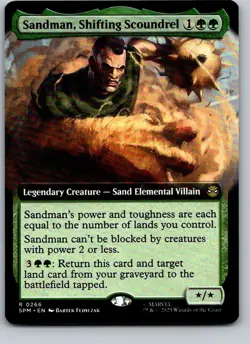Sandman, Shifting Scoundrel SPM #266 MTG - Image 1