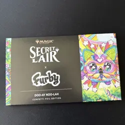 IN HAND MTG Secret Lair x Furby: Doo-Ay Noo-Lah CONFETTI FOIL EDITION Sealed - Image 1