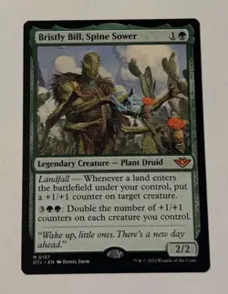 MTG Bristly Bill, Spine Sower - Outlaws of Thunder Junction LP - Image 1