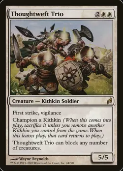 1x Thoughtweft Trio Lorwyn Magic the Gathering MTG LP - Image 1