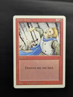 Stone Rain | MtG Magic Revised | English | Moderately Played (LP) - Image 1