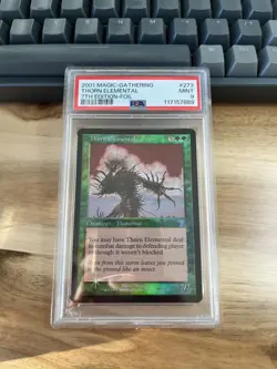 MTG THORN ELEMENTAL FOIL 7th Edition - PSA 9 - Image 3