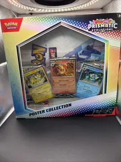 Pokemon TCG Scarlet & Violet Prismatic Evolutions Poster Collection Box - Image 1