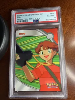 2000 Topps Pokemon TV #HV3 Todd Animation Series 2 PSA 10 Gem Mint - Image 1