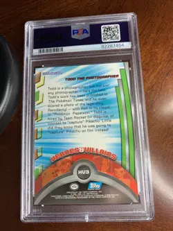 2000 Topps Pokemon TV #HV3 Todd Animation Series 2 PSA 10 Gem Mint - Image 2