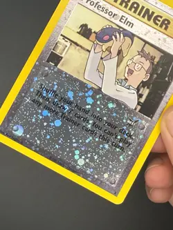 POKEMON WOTC Best of Game NM UNcom REVERSE HOLO Trainer PROMO #3 PROFESSOR ELM - Image 3