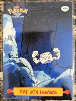 1999 Pokemon Topps TV Animation TV6 Geodude 74 - Image 1