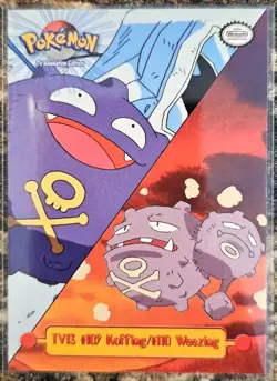 1999 Pokemon Topps TV Animation TV13 Koffing 109 Weezing 110 - Image 1