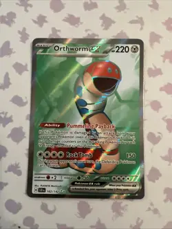 Orthworm EX 162/142, Pokemon, Stellar Crown, SCR EN NM - Image 1