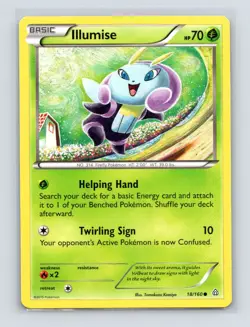 Pokemon TCG Illumise 18/160 XY - Primal Clash Normal LP - Image 1