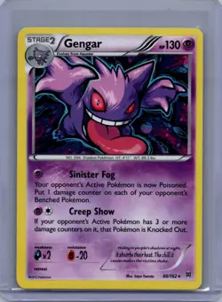 Gengar 60/162 Cosmos Holo Rare Pokemon TCG Breakthrough NM - Image 1