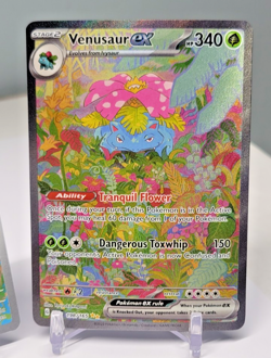 Pokemon TCG 151 Bulbasaur Ivysaur Venusaur EX Evolution Trio Holo NM - Image 4