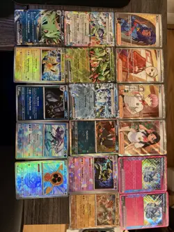 Pokemon TCG Prismatic Evolutions Lot Of 17 Double Rares, Ultra Rares,Poke&Master - Image 1