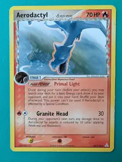 2006 Pokemon EX Holon Phantoms Aerodactyl (Delta Species) #35/110 MP - Image 1