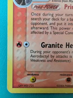 2006 Pokemon EX Holon Phantoms Aerodactyl (Delta Species) #35/110 MP - Image 5