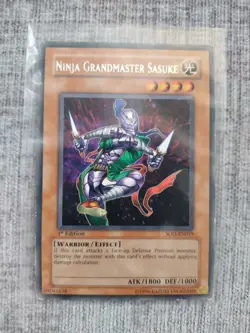 Yu-Gi-Oh! Ninja Grandmaster Sasuke Rare - 1st Edition - SOD EN019 MP - Image 1