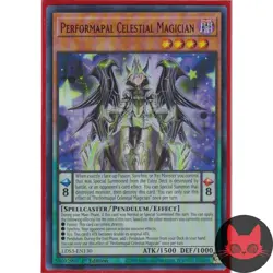 Yugioh Performapal Celestial Magician LDS3-EN130 Red Ultra Rare 1st Edition NM - Image 1