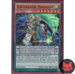 Yugioh Oafdragon Magician SDMP-EN004 Super Rare 1st Edition NM - Image 1