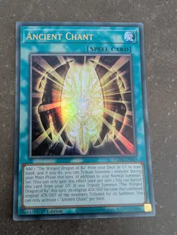 YuGiOh! Ancient Chant MZMI-EN069 Ultra Rare 1st Ed - Image 1