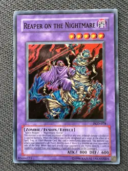 Yugioh Reaper on the Nightmare Unlimited Edition Super Rare PGD-078 LP/NM - Image 1