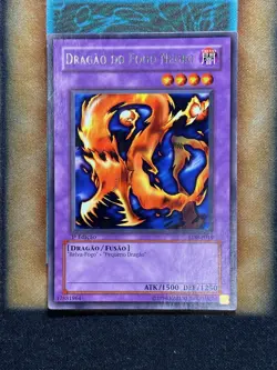 Yugioh Darkfire Dragon LOB-019 Rare 1st Ed PORTUGUESE MP - Image 1
