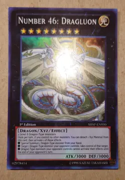 Number 46: Dragluon Shsp-En050 Shadow Specters 1st Edition Yu-Gi-Oh! - Image 1
