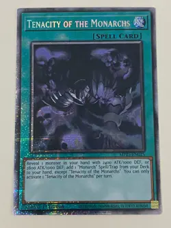 Yugioh Tenacity of the Monarchs x 3 - 1st Edition Starlight Rare NM - Free Holo - Image 2